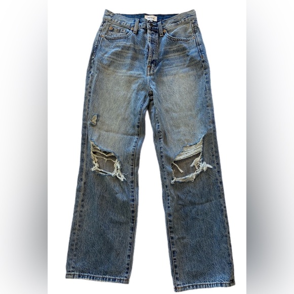 pistola Denim - Pistola High rise straight leg  jeans  size 27  button fly